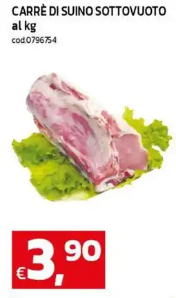 C+C maxigross Carrè di suino sotto vuoto offerta