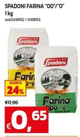 C+C maxigross Farina tipo "0" Spadoni offerta