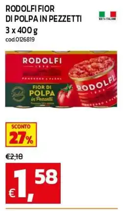 C+C maxigross Rodolfi fior di polpa in pezzetti offerta