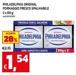 C+C maxigross Philadelphia formaggio fresco spalmabile offerta