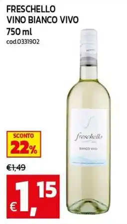 C+C maxigross Freschello vino bianco vivo offerta