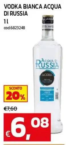 C+C maxigross Vodka bianca Acqua di Russia offerta