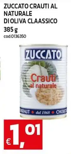 C+C maxigross Zuccato crauti al naturale offerta
