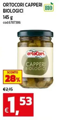 C+C maxigross Capperi biologici ortoCori offerta