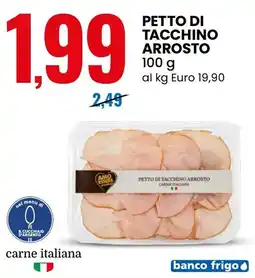 Eurospin Petto di tacchino arrosto offerta