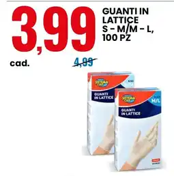 Eurospin Guanti in lattice Sistema offerta