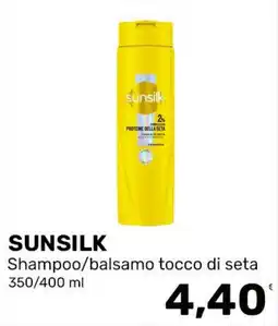 Iper Tosano Sunsilk Shampoo/balsamo tocco di seta offerta