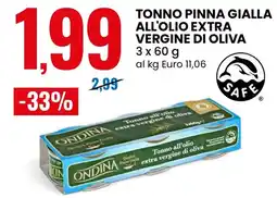 Eurospin Tonno pinna gialla Ondina offerta