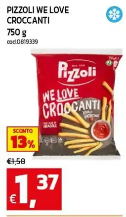 C+C maxigross Pizzoli We Love Croccanti offerta