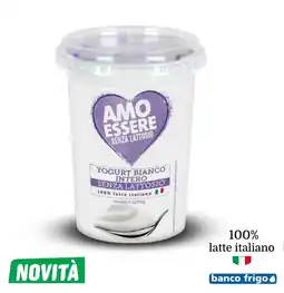 Eurospin Amo Essere yogurt bianco intero senza lattosio offerta