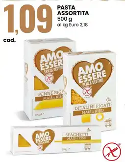 Eurospin Pasta assortita Amo Essere senza glutine offerta