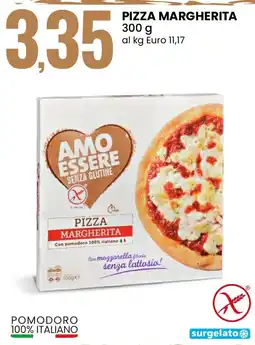 Eurospin Amo essere senza glutine pizza margherita offerta