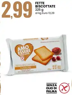 Eurospin Amo essere fette biscottate classiche offerta