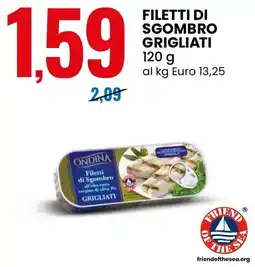 Eurospin Filetti di Sgombro Grigliati offerta
