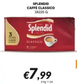 Supermercati Visotto Splendid Caffè Classico offerta
