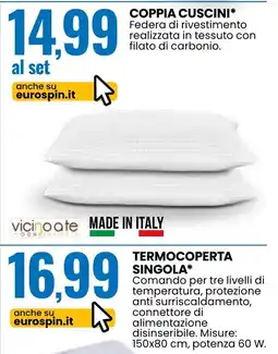 Eurospin Coppia cuscini vicinoate offerta