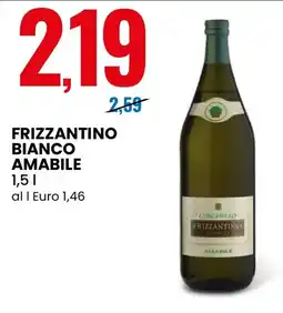 Eurospin Frizzantino bianco amabile offerta