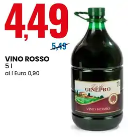 Eurospin Vino rosso Ginepro offerta