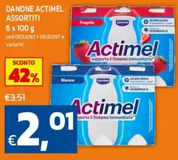 C+C maxigross Danone Actimel assortiti offerta
