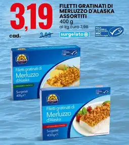 Eurospin Filetti gratinati di Merluzzo d'Alaska offerta
