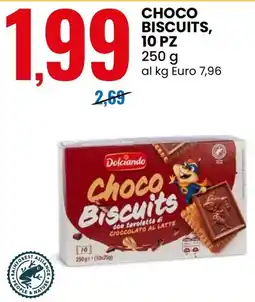 Eurospin Dolciando Choco Biscuits offerta