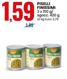 Eurospin Piselli Finissimi offerta