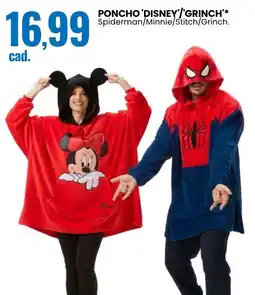 Eurospin Poncho 'Disney'/'Grinch' offerta