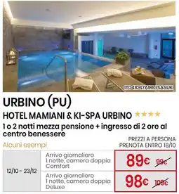 Eurospin Hotel Mamiani & Ki-Spa Urbino offerta