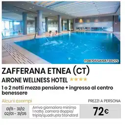 Eurospin Zafferana Etnea (CT) Airone Wellness Hotel offerta