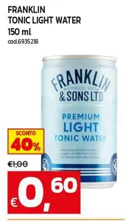 C+C maxigross Franklin tonic light water offerta