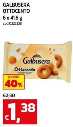 C+C maxigross Galbusera Ottocento offerta