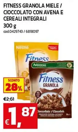 C+C maxigross Fitness Granola Nestlé offerta