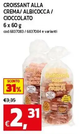 C+C maxigross Crostata alla crema Rosa offerta