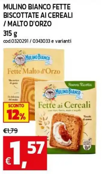 Mulino Bianco Fette ai Cereali