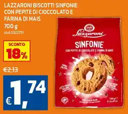 C+C maxigross Lazzaroni biscotti sinfonie offerta
