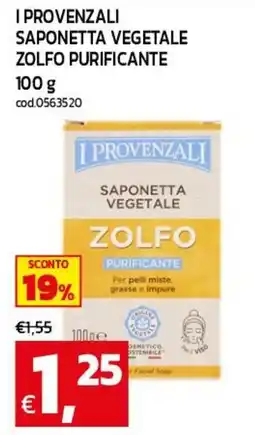 C+C maxigross I Provenzali Saponetta Vegetale Zolfo Purificante offerta