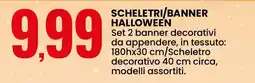 Eurospin Scheletri/Banner Halloween offerta