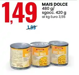 Eurospin Mais Dolce offerta