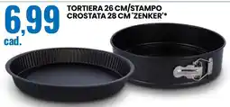 Eurospin Tortiera 26 cm/stampo crostata 28 cm 'Zenker' offerta