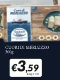 Supermercati Visotto Cuori di merluzzo offerta
