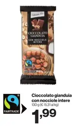 In'S Mercato Cioccolato gianduia con nocciole intere offerta