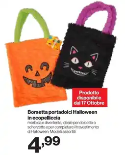 In'S Mercato Borsetta portadolci Halloween in ecopelliccia offerta
