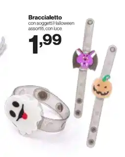 In'S Mercato Braccialetto con soggetti Halloween assortiti, con luce offerta