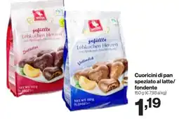 In'S Mercato Cuoricini di pan speziato al latte/fondente offerta