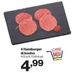 In'S Mercato Hamburger di bovino offerta