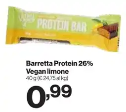 In'S Mercato Barretta Protein Vegan limone offerta