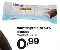 In'S Mercato Barretta proteica 50% al cocco offerta