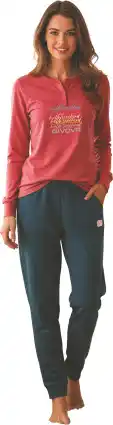 MD Discount PIGIAMA INTERLOCK donna offerta