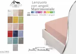 MD Discount Lenzuolo sotto con angoli quadrotto offerta