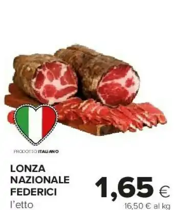 Tigre Federici lonza nazionale offerta